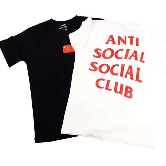 Anti Social Social Club ASSC China Flag T-Shirt - Picture 5 of 5